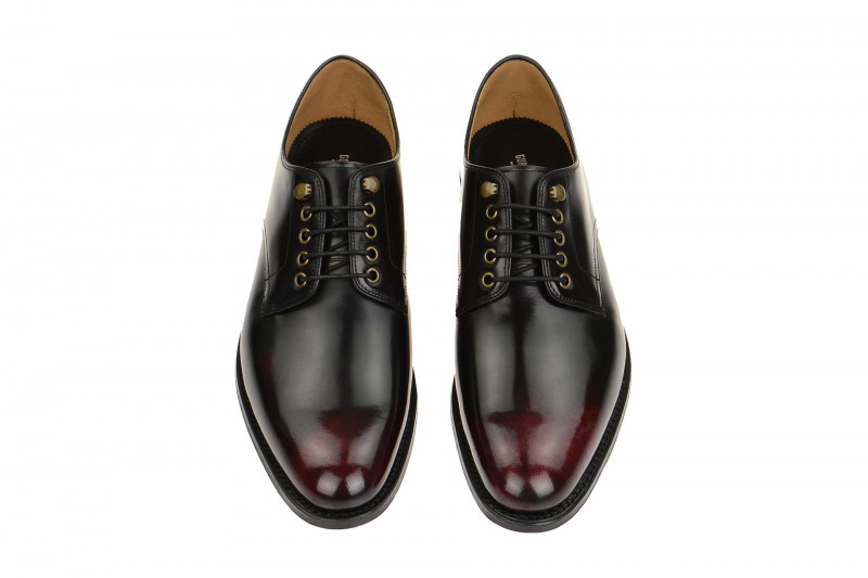 Gordon & Bros Schuhe Ken burgundy rot brush 5150-B