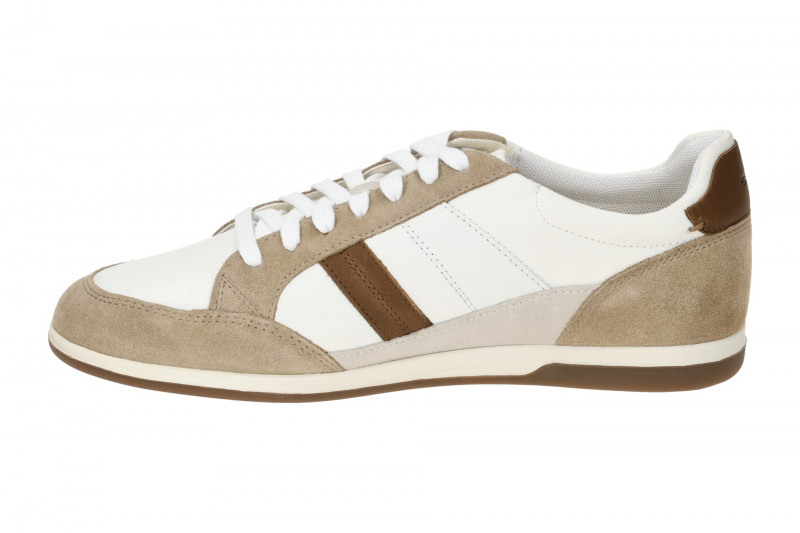 Geox Renan Schuhe Sneaker weiß braun U454GA