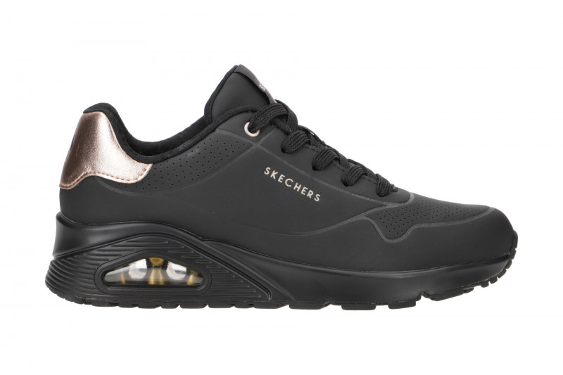 Skechers Uno Schuhe Sneakers schwarz rose 177094