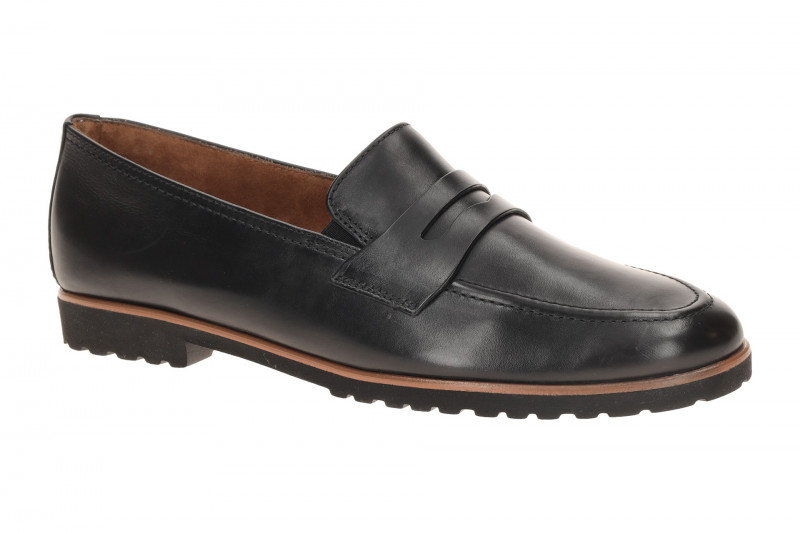 Paul Green Loafer Schuhe Slipper schwarz 2493