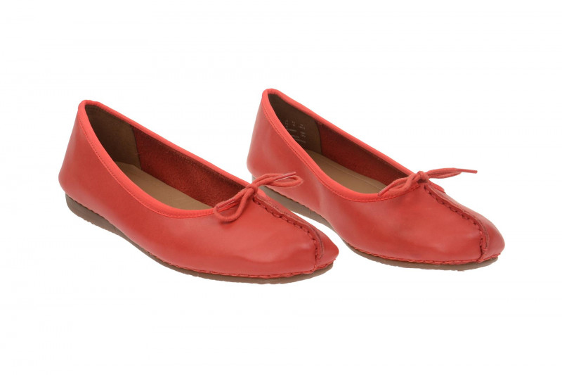 Clarks Freckle Ice Ballerinas rot grenadine