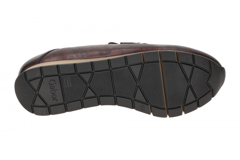 Gabor comfort Schuhe Slipper rot burgund metallic 52.471.18