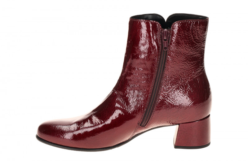 Gabor elegante Stiefelette bordo rot Lack 75.680.95