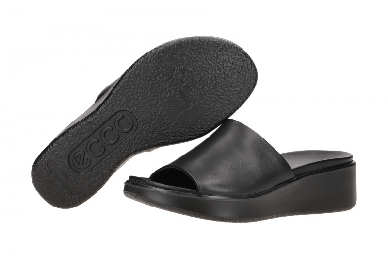 Ecco Flowt Wedge Keil Pantolette schwarz 273313