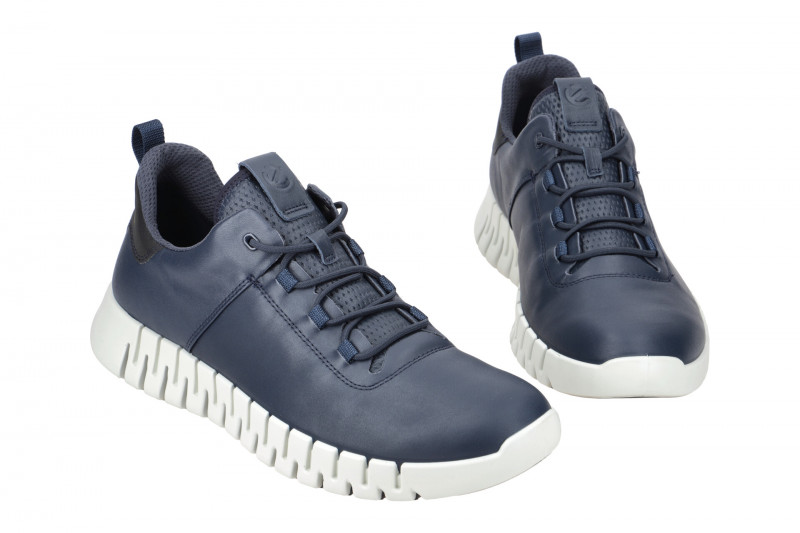 Ecco Gruuv Schuhe blau marine Herren Sneakers 525204