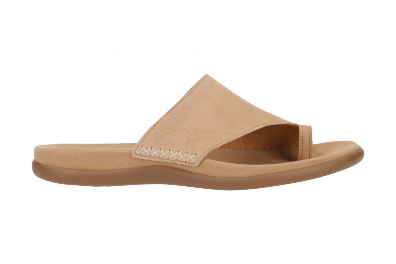 Gabor Zehentrenner Pantolette hellbraun