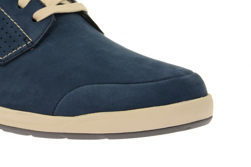 Clarks Stafford Plan Schuhe blau Nubuck