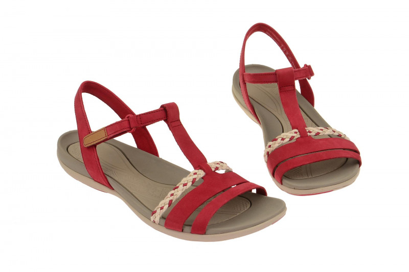 Clarks Tealite Grace Damen Sandale rot
