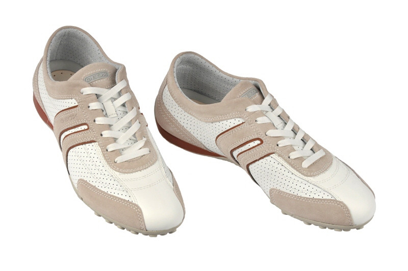 Geox U01F4N 04322 C0422 Bis weiss-orange