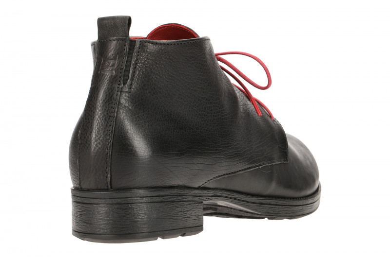 Think Denk Stiefelette schwarz rot 5-85018-09