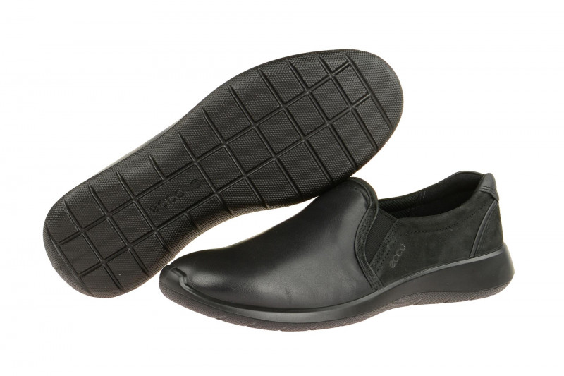 ecco Soft 5 Slipper Schuhe schwarz