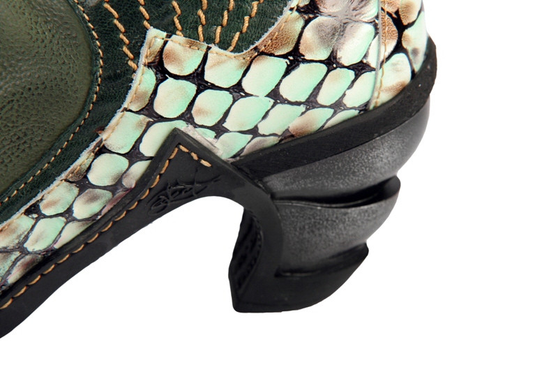 Eject Multy Stiefelette grün schwarz E-12660-V1