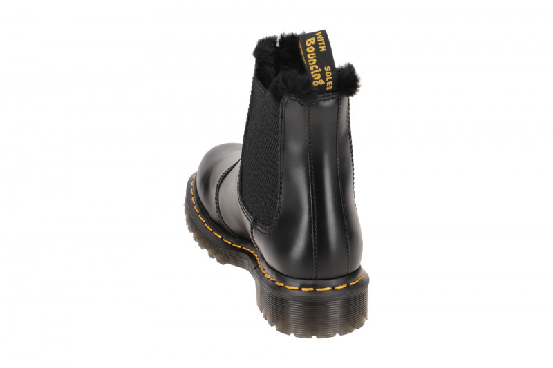 Dr Martens 2976 Leonore Stiefelette Chelsea-Boot grau Warmfutter