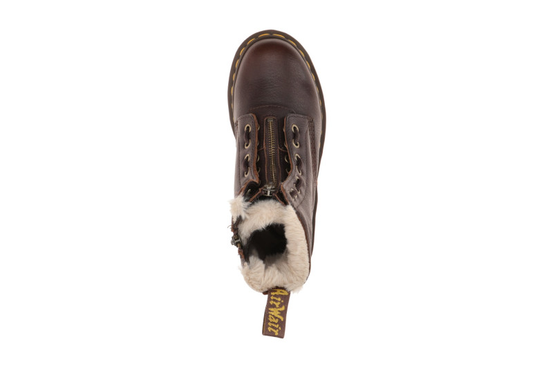 Dr. Martens 1460 Serena Zip Stiefel braun Warmfutter