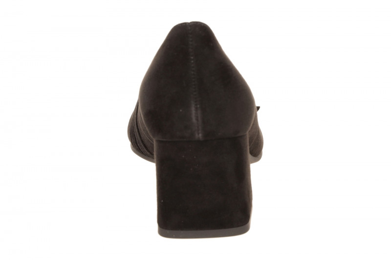 Gabor Schuhe Pumps schwarz Samt Spangen 3022.02.001