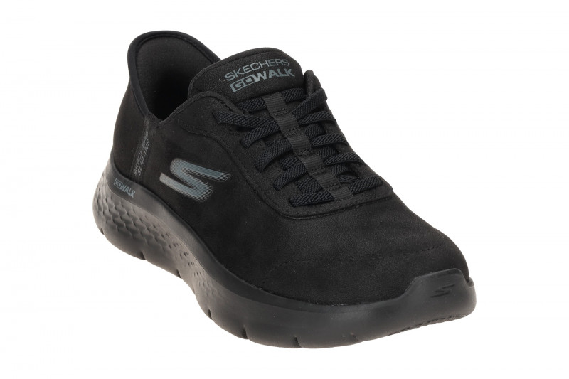 Skechers Go Walk Flex Schuhe schwarz Slip-Ins 124837