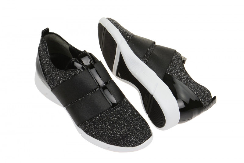 Högl Sneaker grau schwarz Glitter 4328