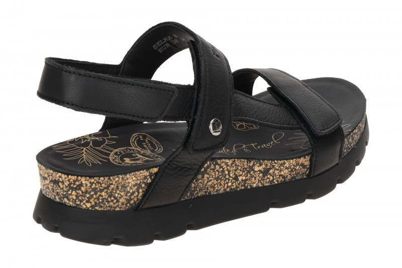 Panama Jack Selma B4 Sandale schwarz Nappa