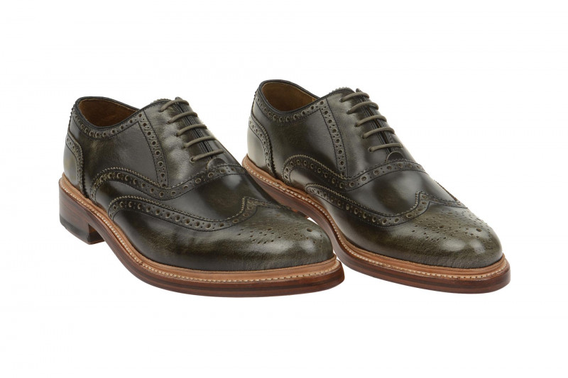 Gordon & Bros Schuhe Levet grau Rahmengenäht 2506