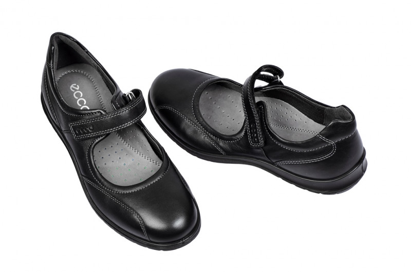 Ecco Sky Mary Jane Schuhe in schwarz Ballerina 21153301001