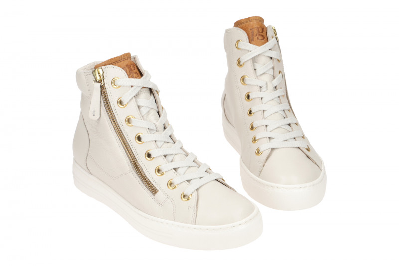 Paul Green Mid-Sneaker Schuhe weiß ivory 4024