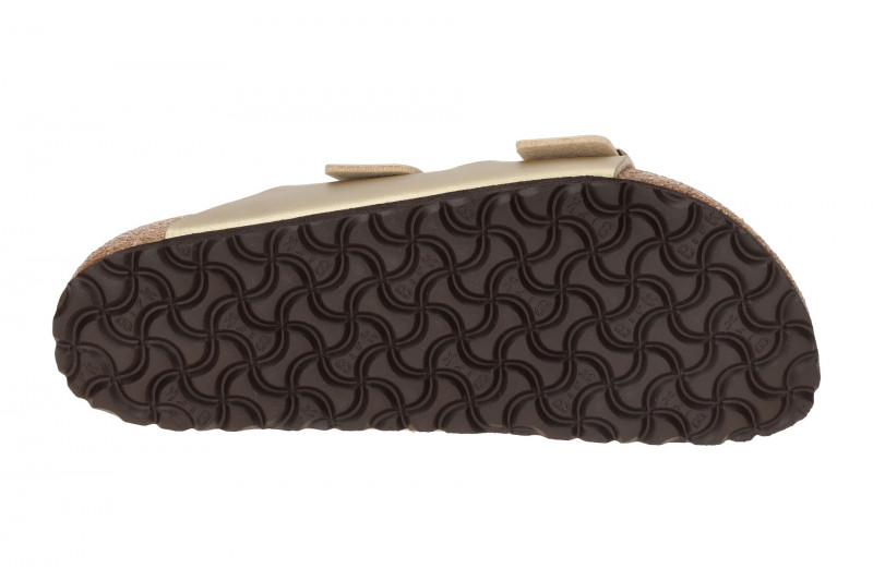 Birkenstock Arizona Pantolette gold SCHMAL 1016111