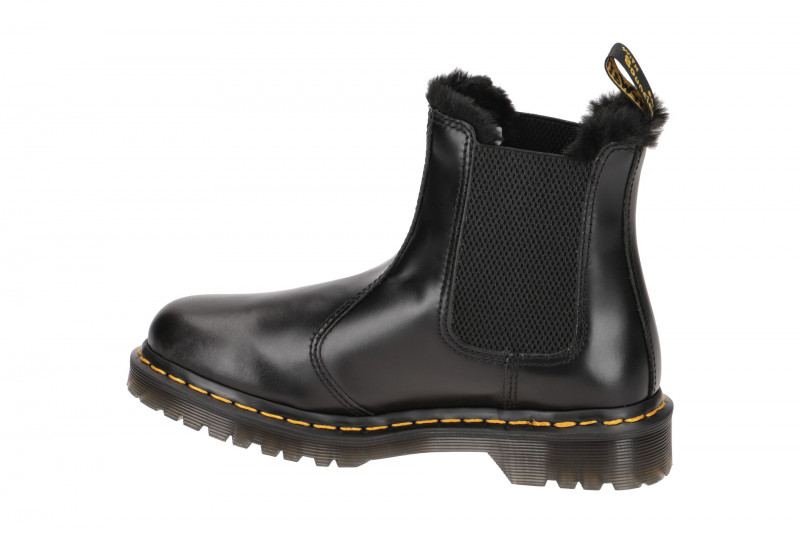Dr Martens 2976 Leonore Stiefelette Chelsea-Boot grau Warmfutter