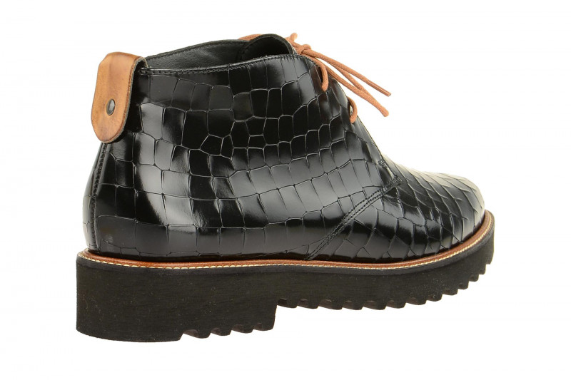 Paul Green Schuhe 1020 schwarz croco
