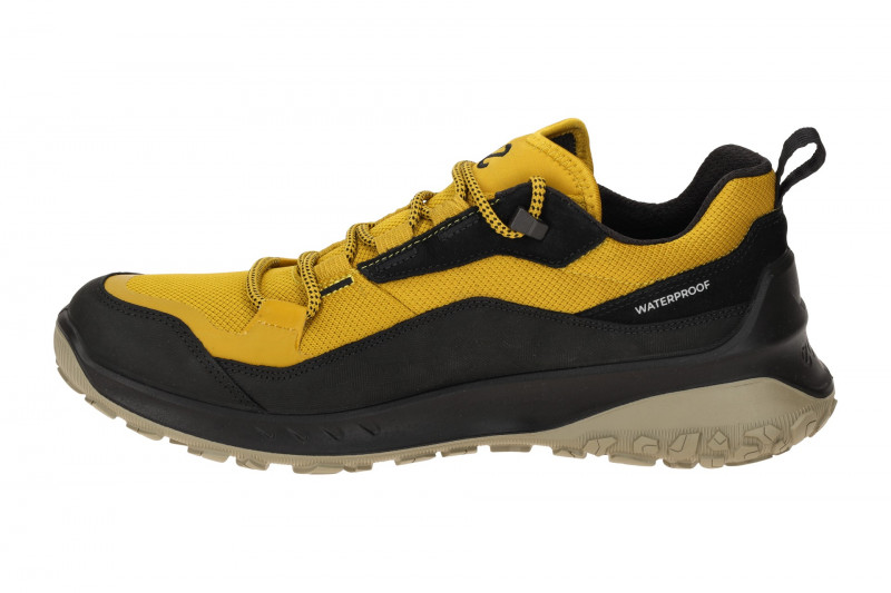 Ecco Ult-Trn Schuhe gelb schwarz Waterproof 824254