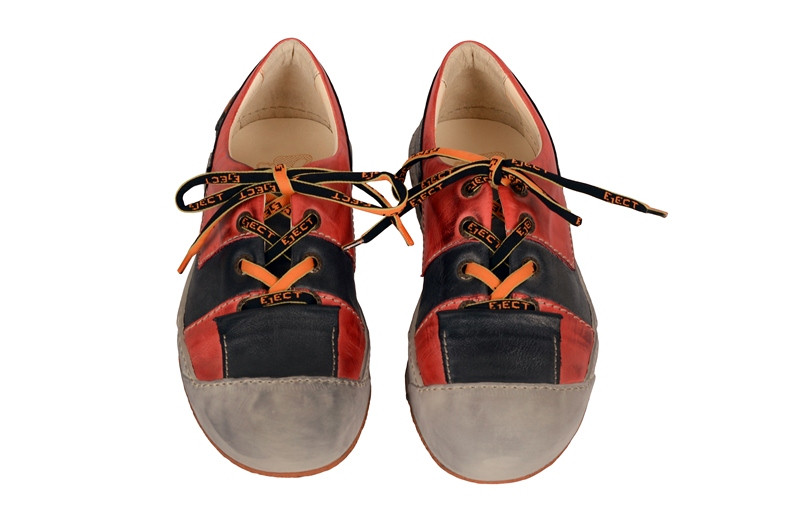 Eject Puzzle Schuhe schwarz rot - 11996.11