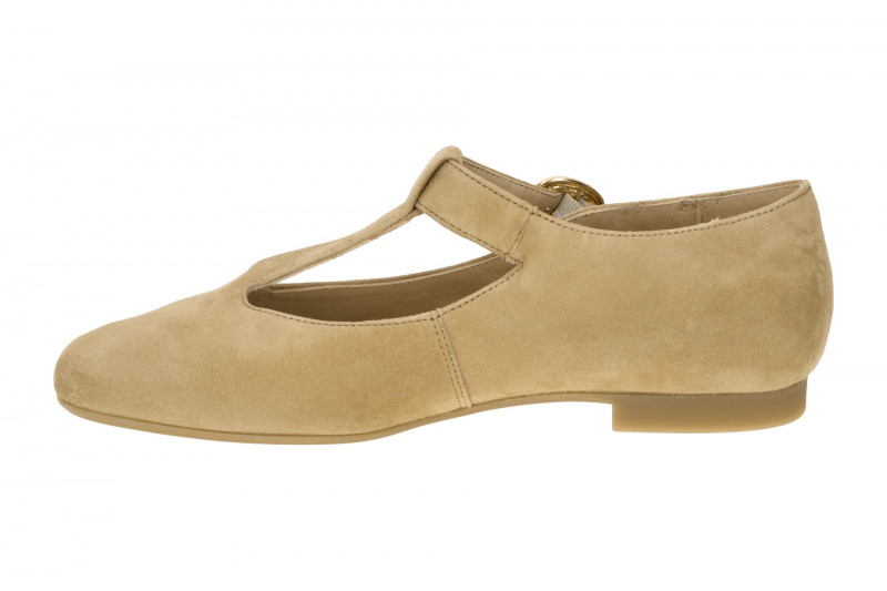 Paul Green Slipper Mary Jane beige T-Steg 1203