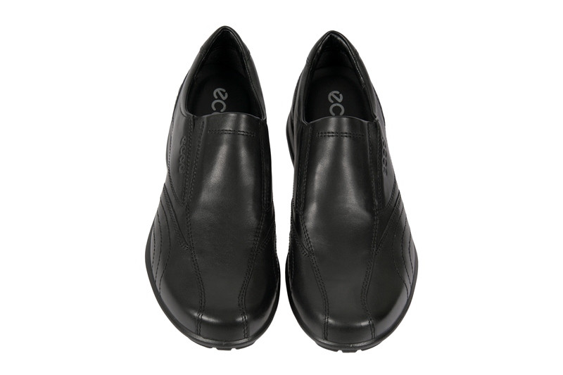 Ecco Pacer Schuhe schwarz Herren Slipper