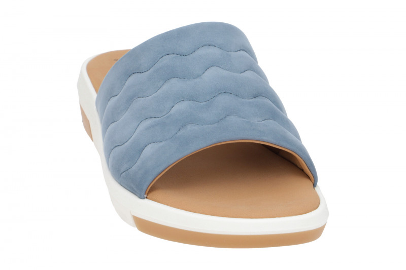 Gabor Pantolette jeans blau Soft-Nubuk 84.601.16