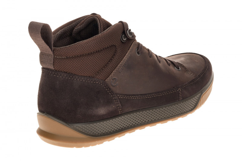 Ecco Bypath Tred Schuhe Mid Sneaker braun Waterproof 539094