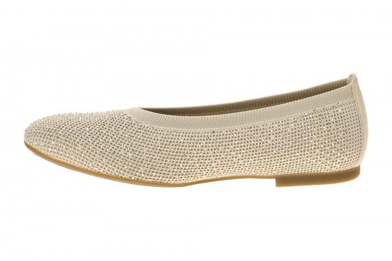 Gabor Ballerina beige Strass Funkel-Effekt 84.146.42