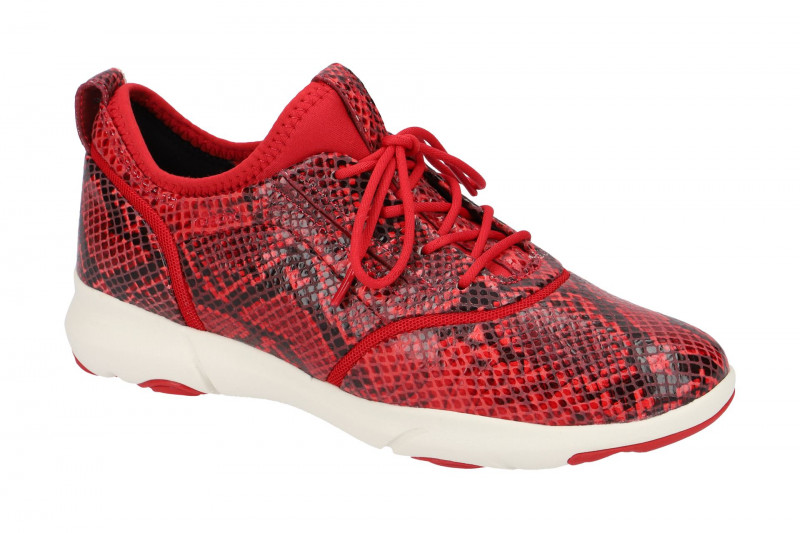 Geox Nebula Schuhe rot Schlange