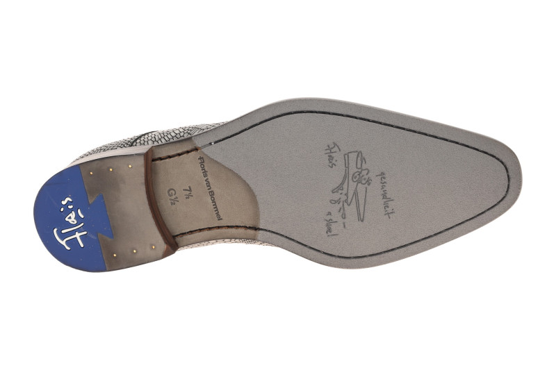 Floris van Bommel De Netter Schuhe grau Reptil 30337