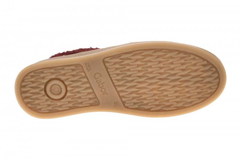 Gabor comfort Sneaker Schuhe rot berry Wolle 6018
