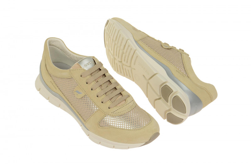 Geox Sukie Schuhe beige silber D52F2A