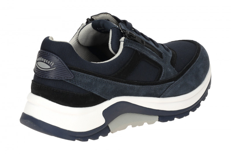RollingSoft Schuhe blau marine Rauleder 8000.25.01