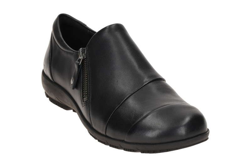 Josef Seibel Charlotte 19 Slipper Schuhe schwarz Reißverschluss