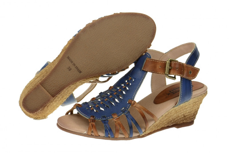 Pikolinos Keil Sandale - Cullera nautic blau - 976-8112