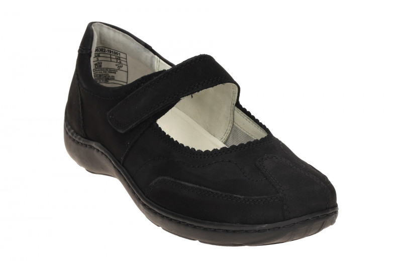 Waldläufer Henni Mary-Jane Schuhe schwarz H-Weite 496302