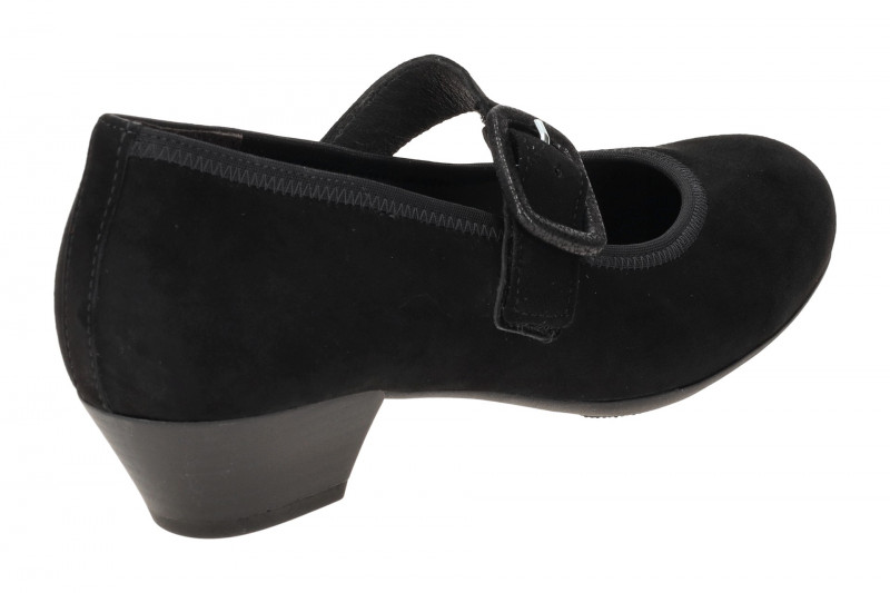 Gabor Malta Pumps schwarz Samt H-Weite 66.139.47