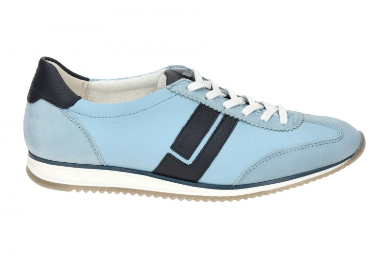 Paul Green Slipper Sneaker blau sky extra flach 5453