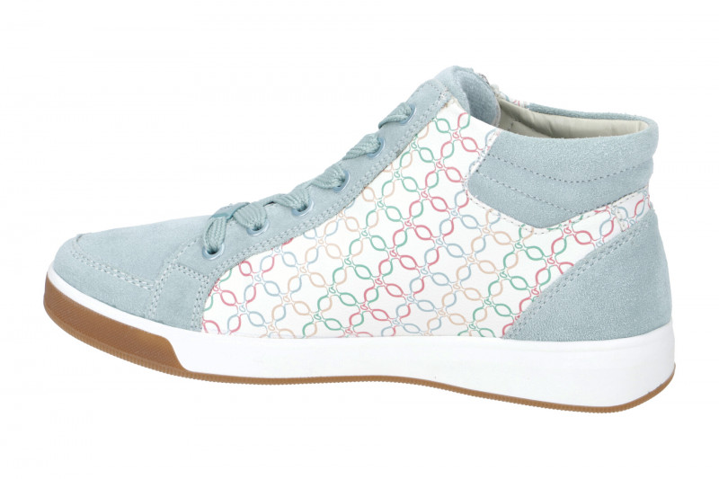 ARA Rom Schuhe Sneaker blau aqua multi 12-44499