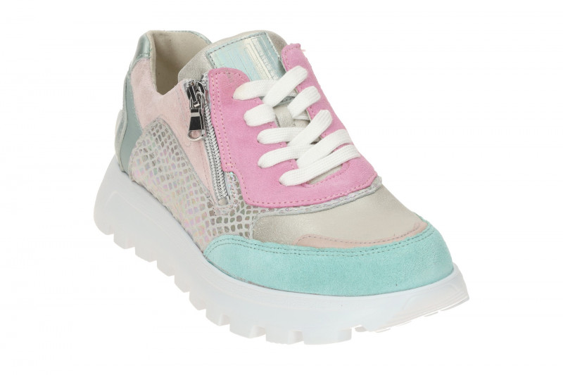 Waldläufer Ajala Sneaker Schuhe rosa grün H-Weite 993004