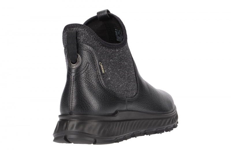 Ecco ExoStrike Damen Schlupf Stiefel schwarz Gore-Tex