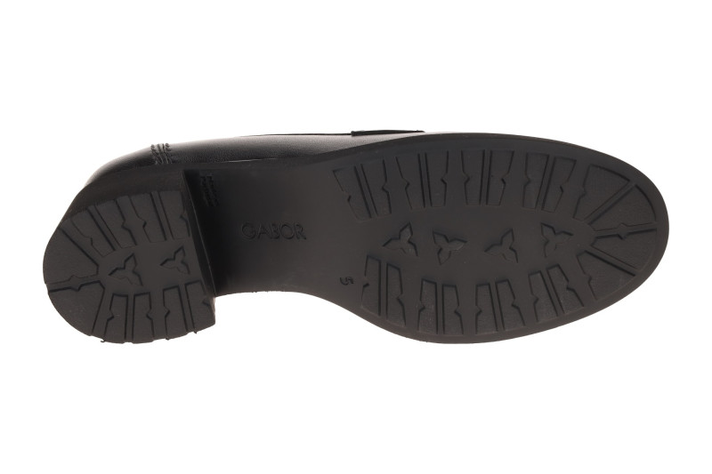 Gabor Fashion Schuhe Slipper schwarz Nappa Hochfrontpumps 4007.01.001