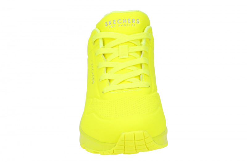 Skechers Uno Schuhe neon gelb Damen Sneakers 73667